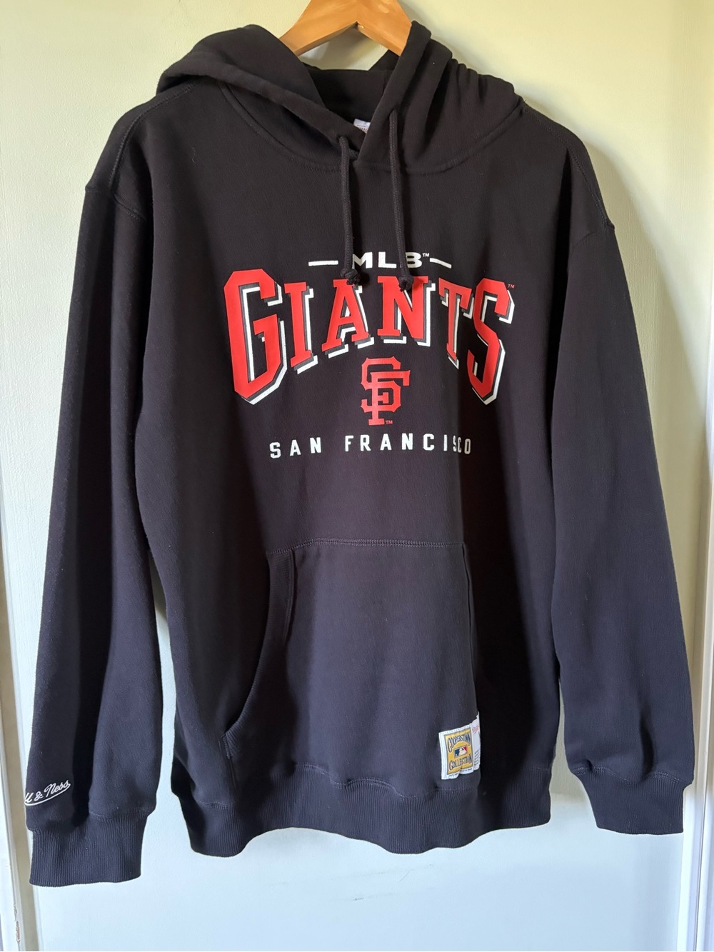 MLB San Francisco Giants Black Logo Hoodie Sweatshirt -M